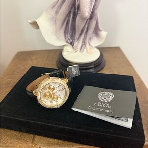 Vince Camuto Women’s Watch in Gold and Black